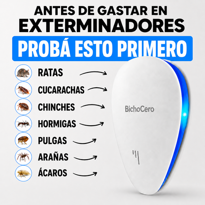 BichoCero™ 2026 - Repelente de plagas mejorado